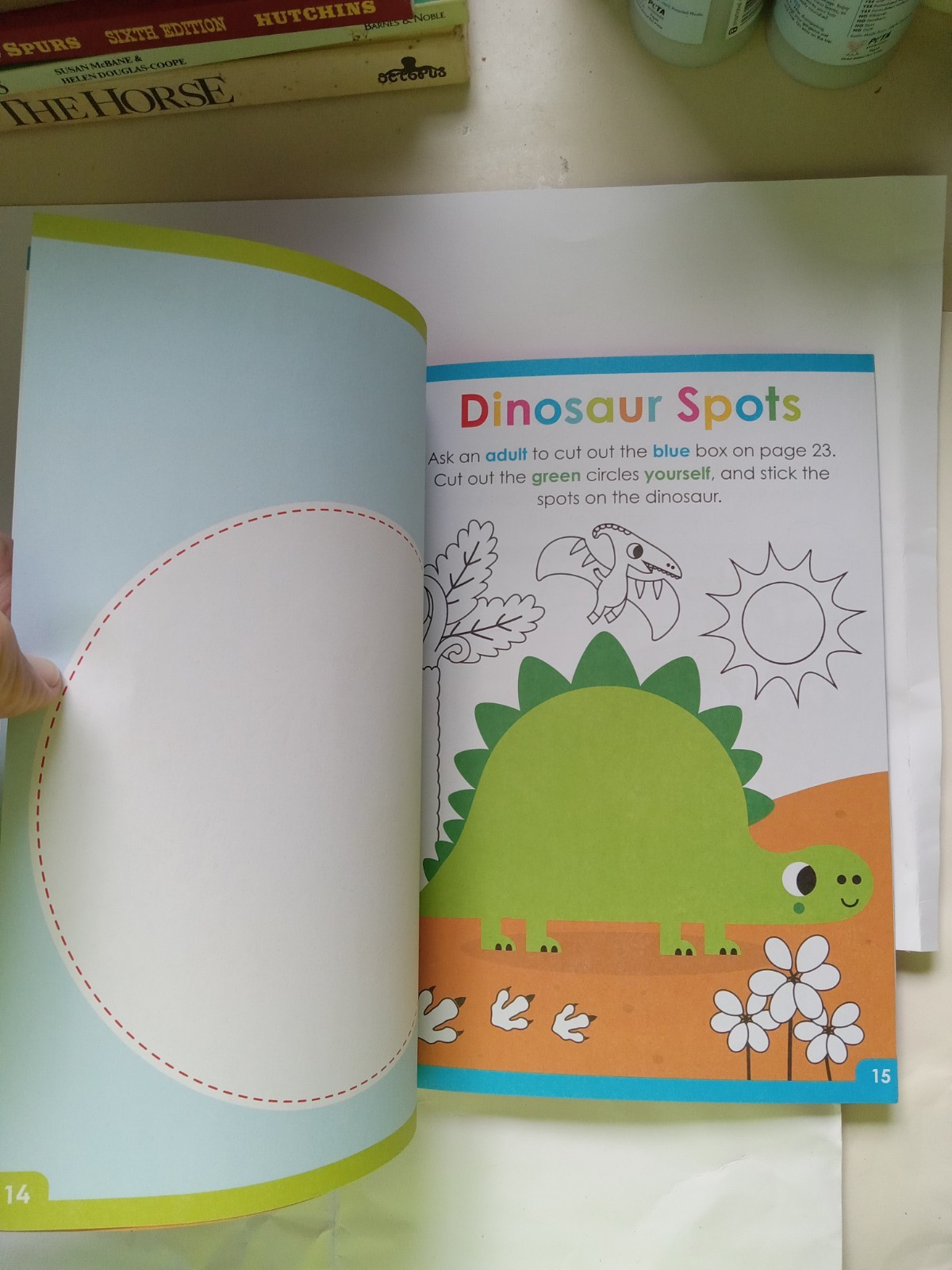 Scholastic Scissor Skills Cut-and-Paste Activity Book Ages 4-8 Illustrated