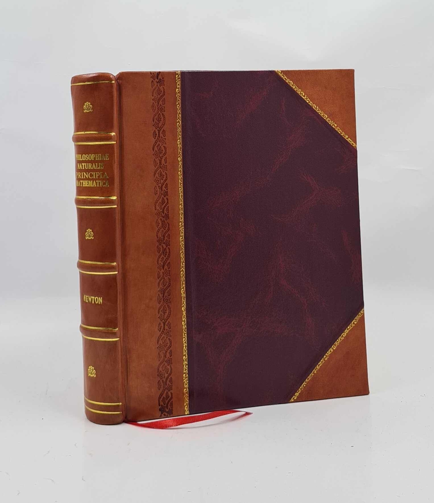 Philosophiae Naturalis Principia Mathematica 1687 By Newton [Leather Bound]