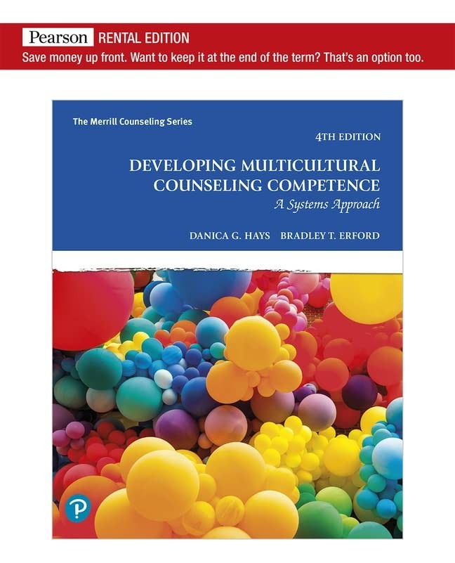 Developing Multicultural Counseling C…, Danica G Hays