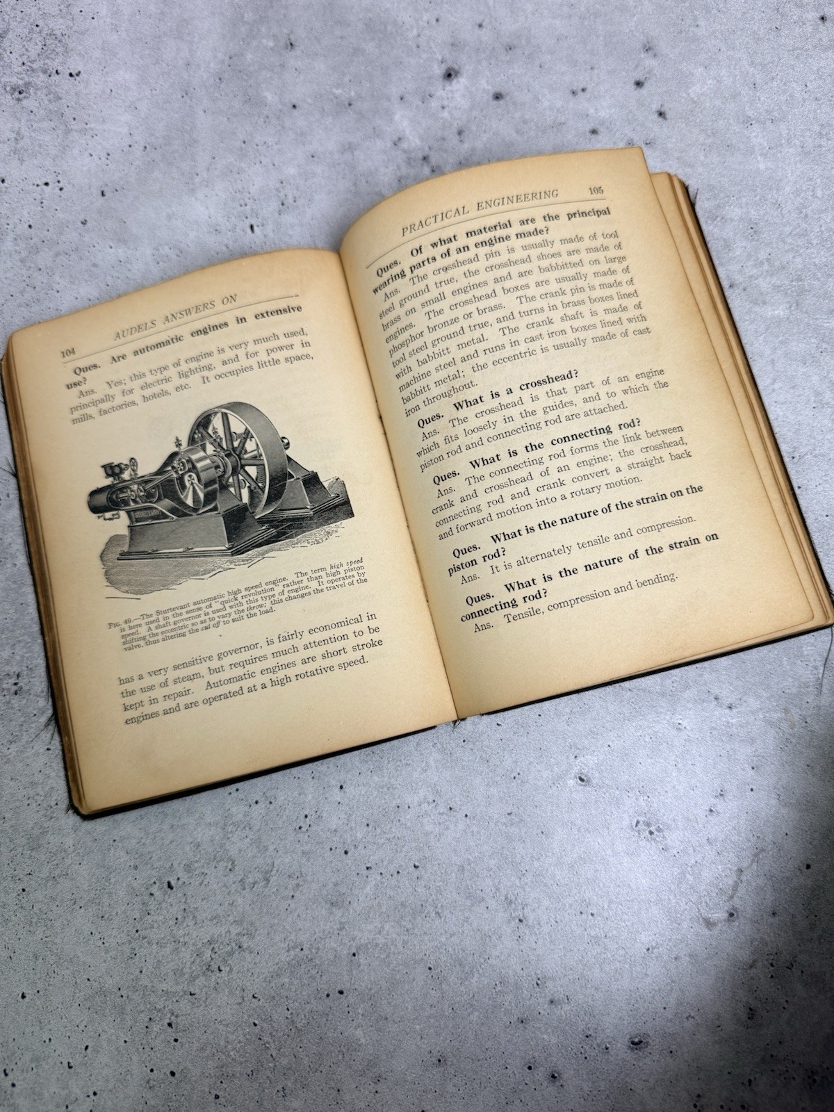 Audels Engineers & Mechanics Guide Hardcover Illustrated 1906 Engineering