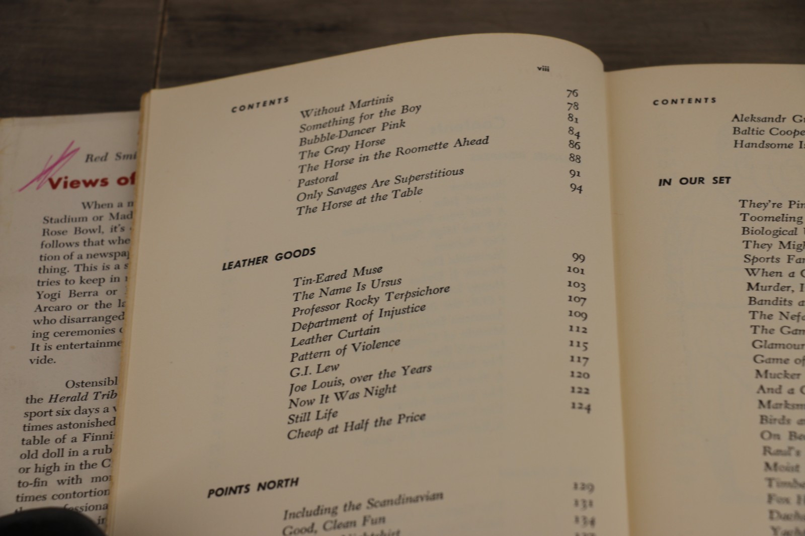 Red Smith’s Views of Sport First Edition 1954 Hardcover Alfred A Knopf Book