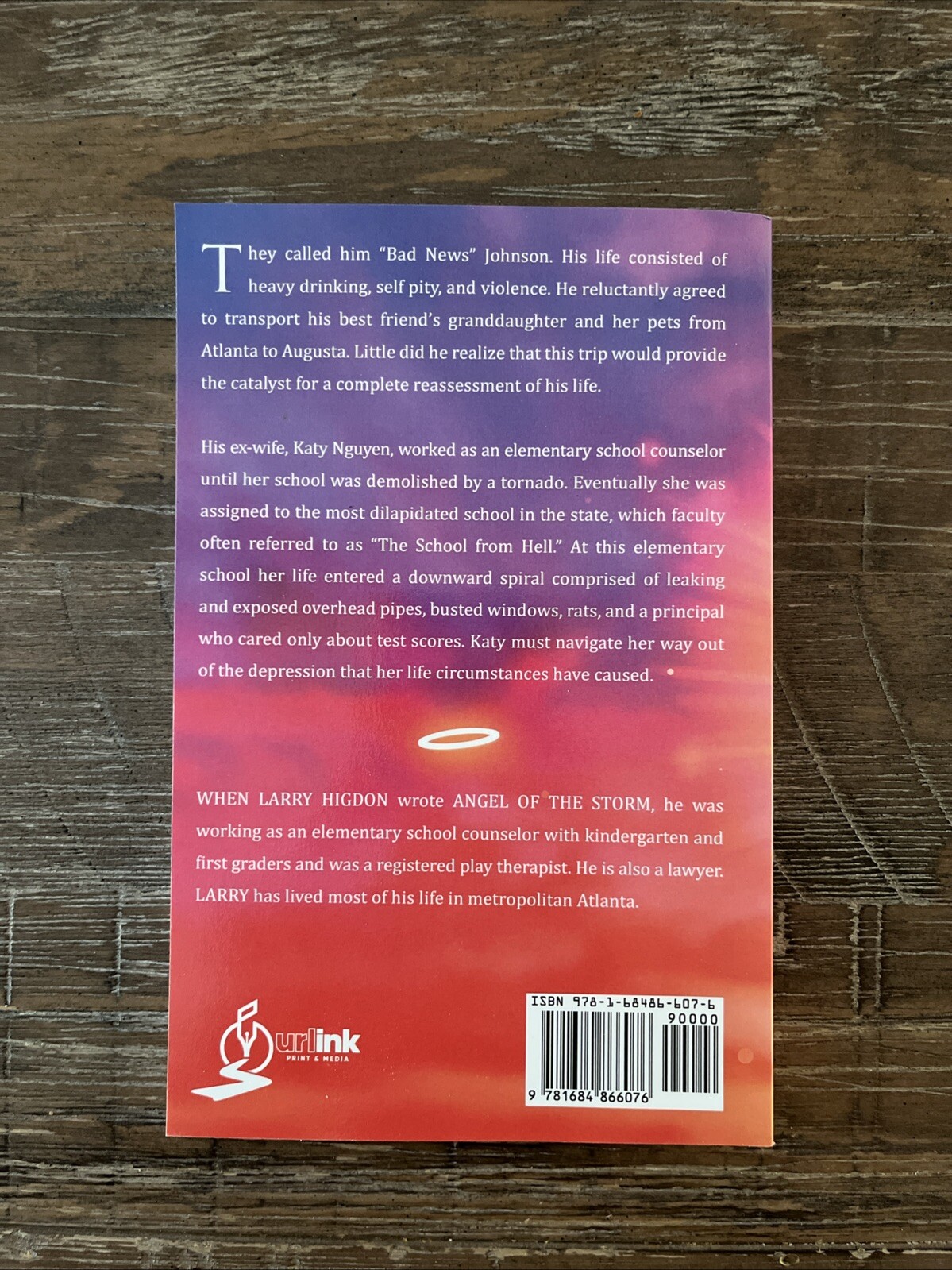 Angel Of The Storm by Higdon, Larry [Paperback] Signed (personalized, See Photos