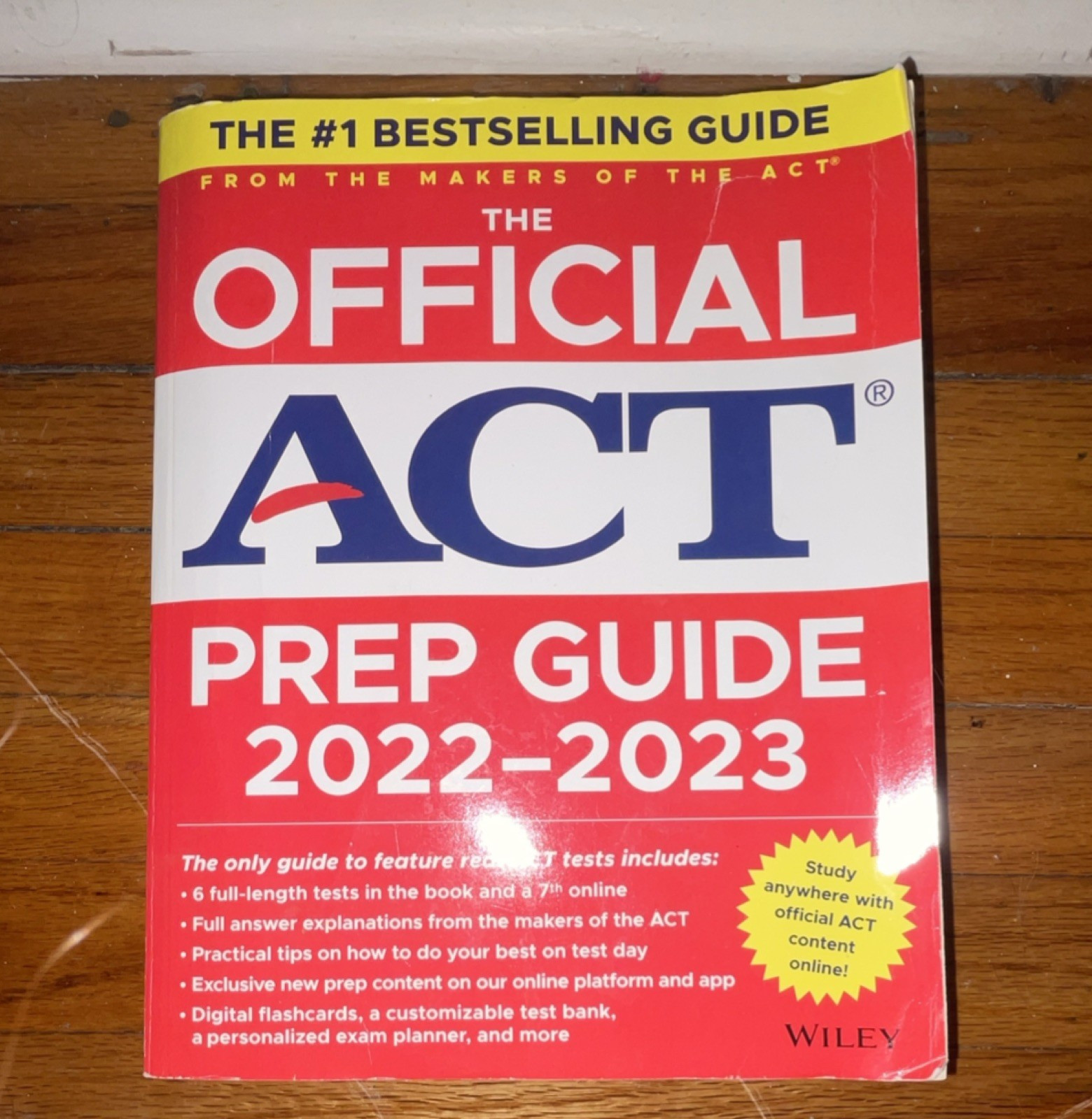 Wiley The Official ACT Prep Guide 2022-2023 Study Guide 1120 Pages