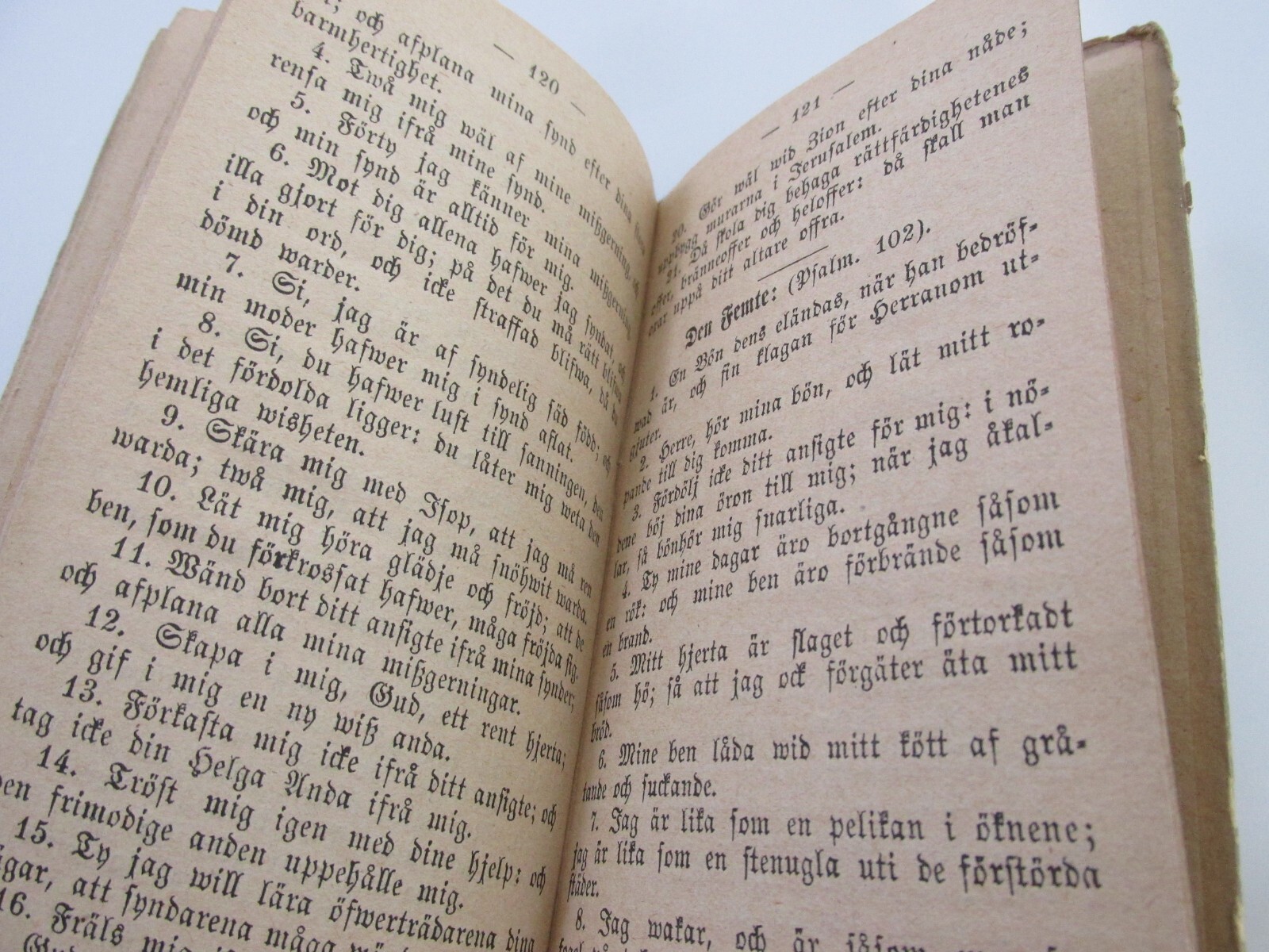 Antique Martin Luther Small Catechism 1878 Lilla Katekes Swedish Book Religious