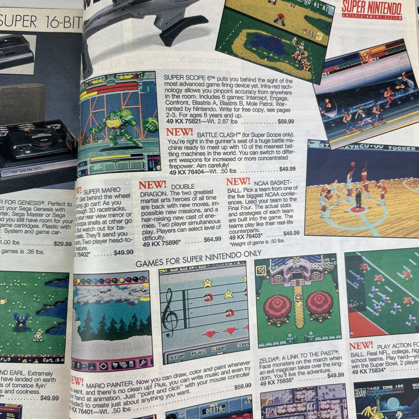 Vtg SEARS 1993 TOYS Catalog – Nintendo, Ninja Turtles, Barbie, Breyer Fun!