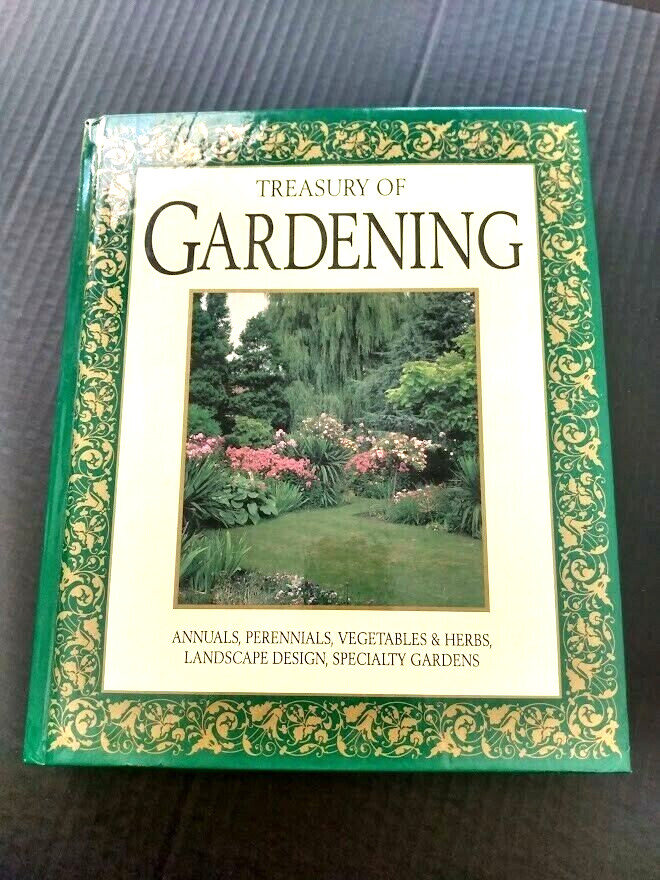 Vintage Treasury of Gardening by Ambler (1993, Hardcover) 576 Pages Padded Cover