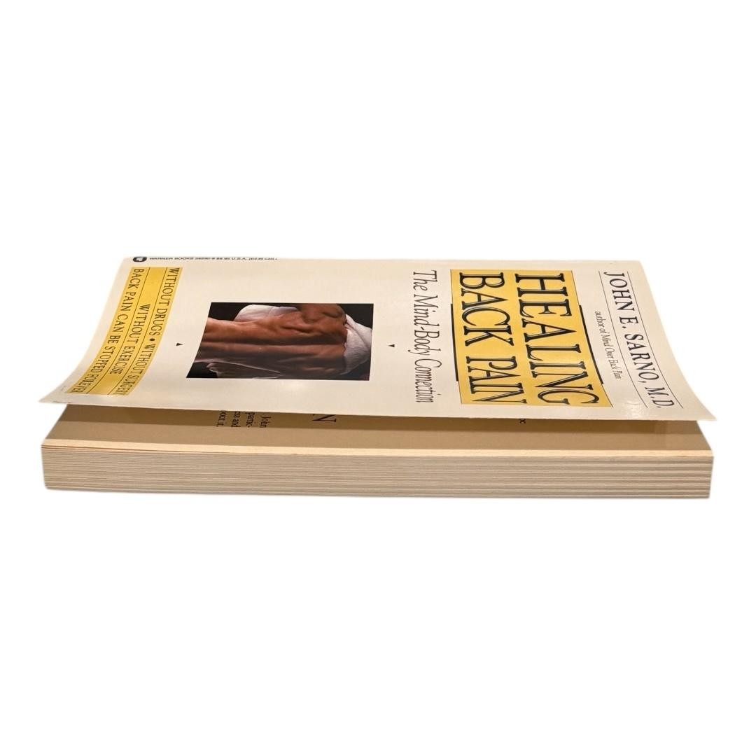 Healing Back Pain John E. Sarno M.D. Mind-Body Connection Paperback Book Health