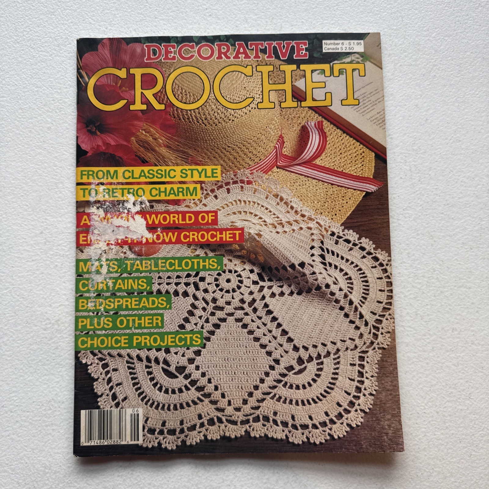 Decorative Crochet November 1988 Issue No. 6 Magazine