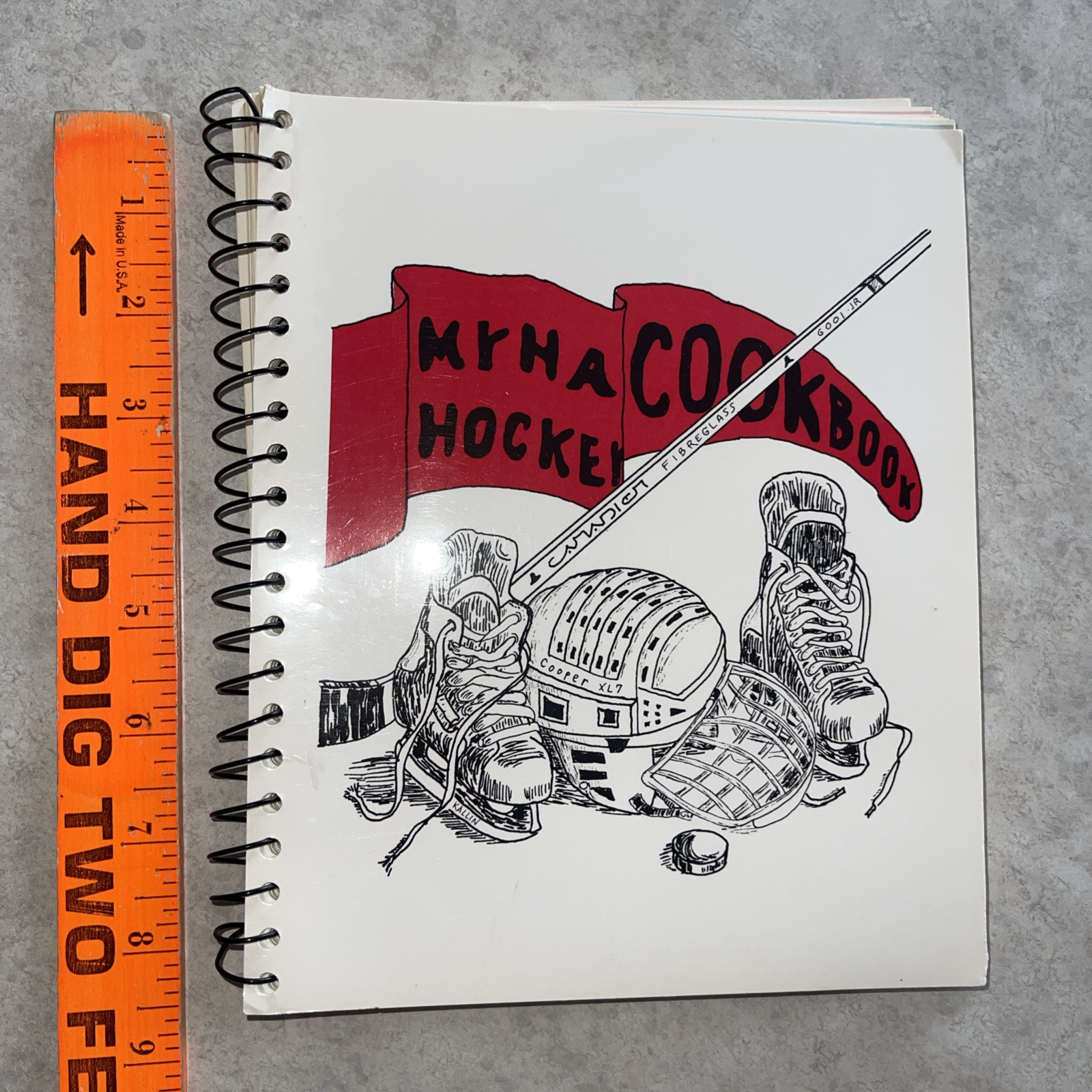Monticello, MN Youth Hockey Association Cookbook 132 Pages 1985 Recipes Vintage