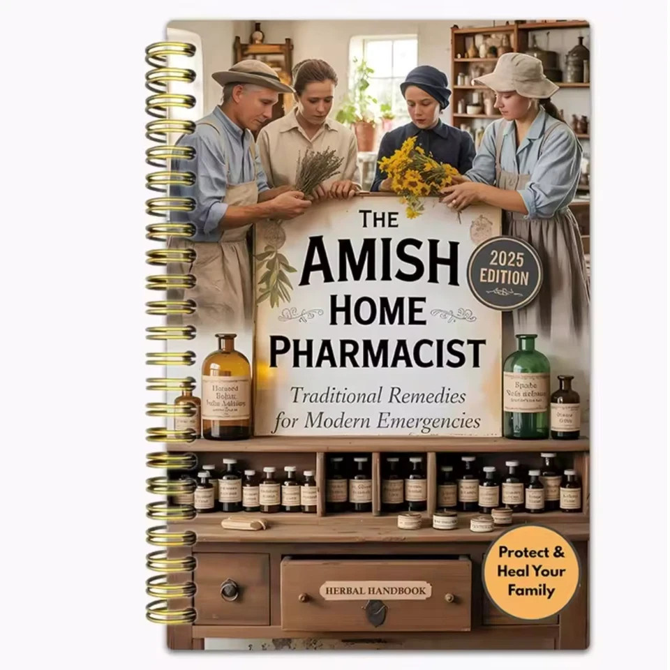 The Complete Amish Apothecary Book Herbal Remedies & Home Healing Free Shipping