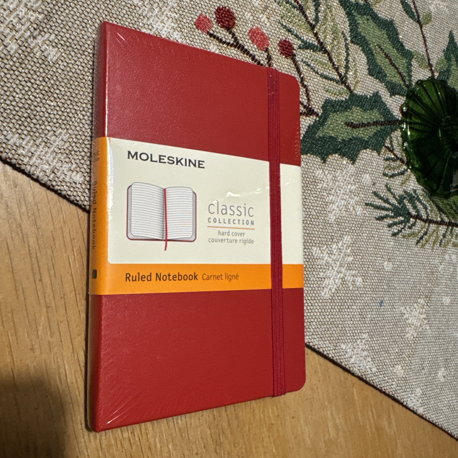 Moleskine Ruled Notebook, Hard Cover, 3.5″ x 5.5″ 192 Lined Pages Red