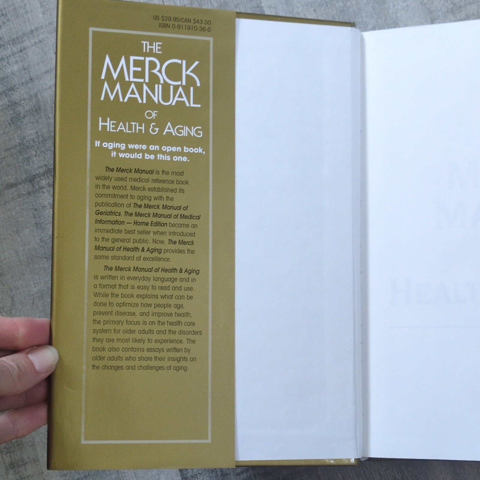 Merck Manual of Health and Aging by Mark H. Beers (2004, Hardcover)