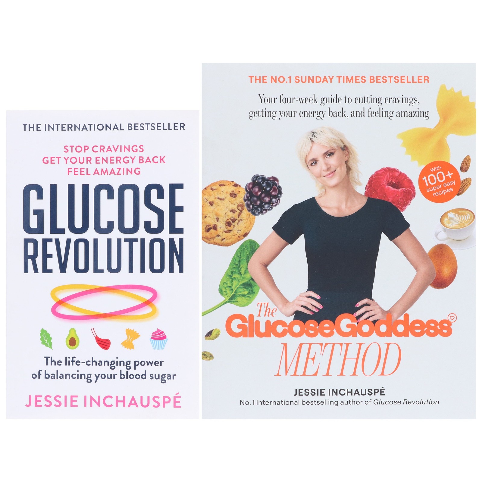Glucose Revolution & The Glucose Goddess Method By Jessie Inchauspe 2 Books