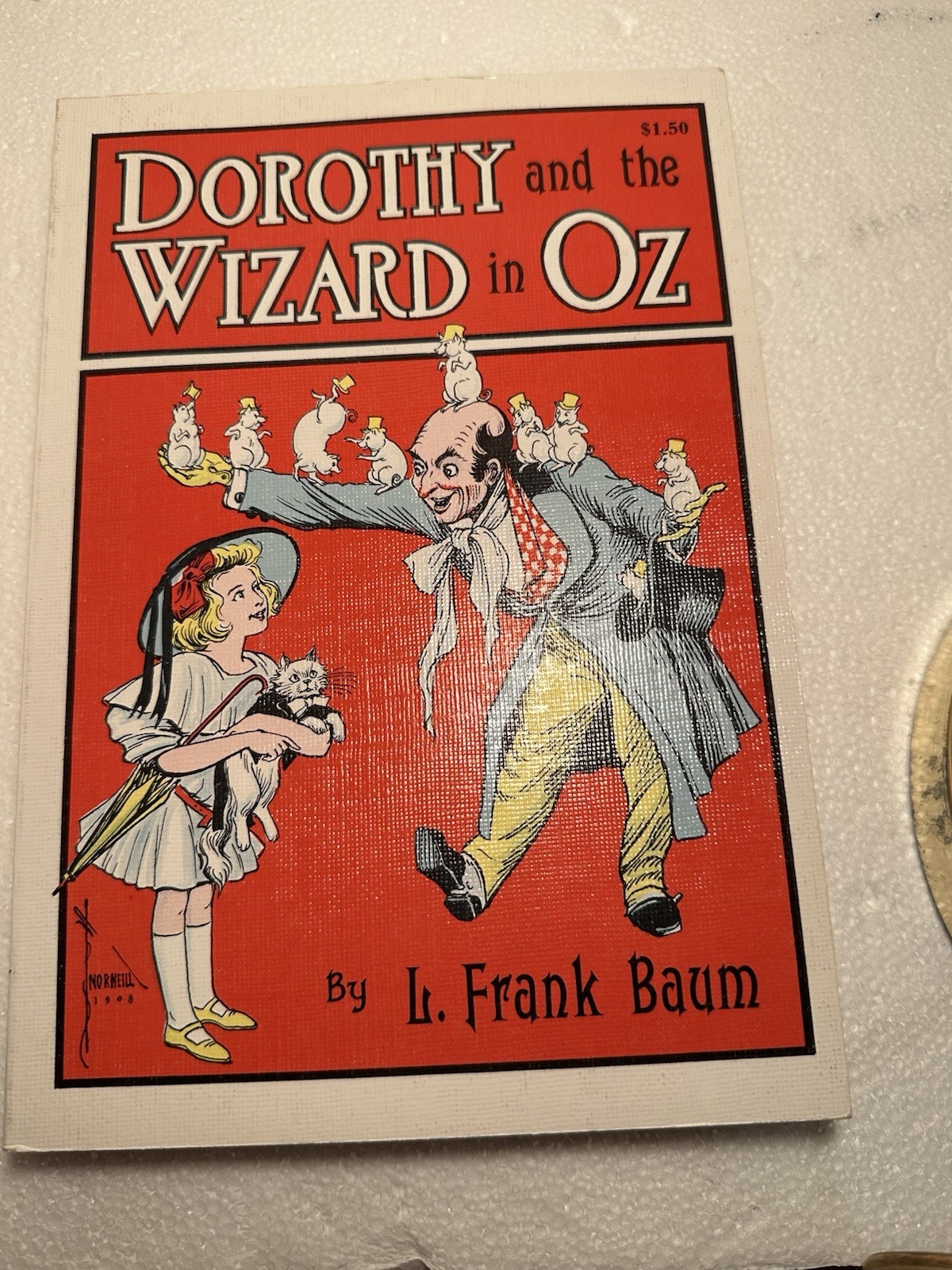 Set of 6 Vintage Oz Books White Edition Softcover 1956