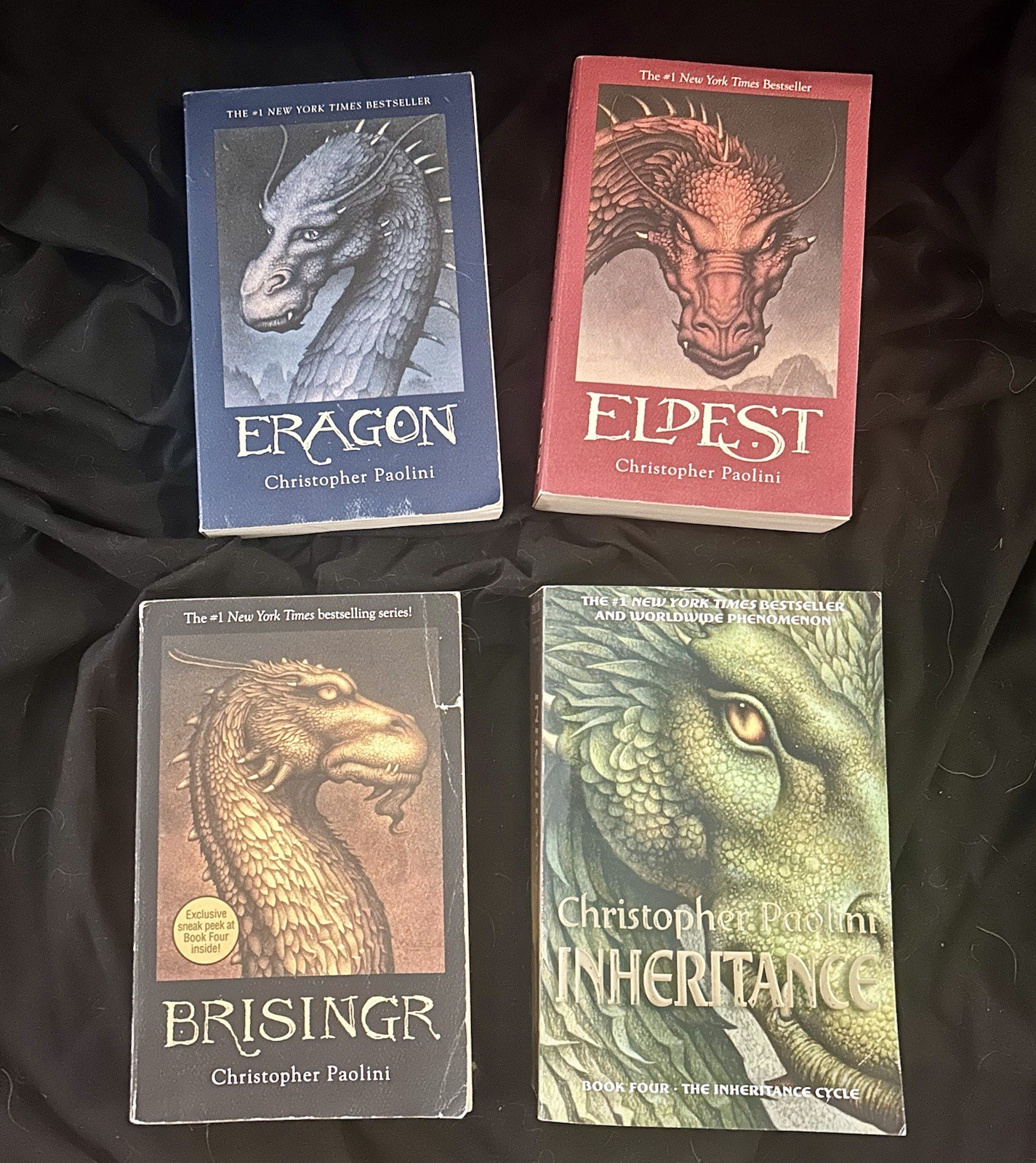 Christopher Paolini Inheritance Cycle, Complete Set, Paperback, Eragon