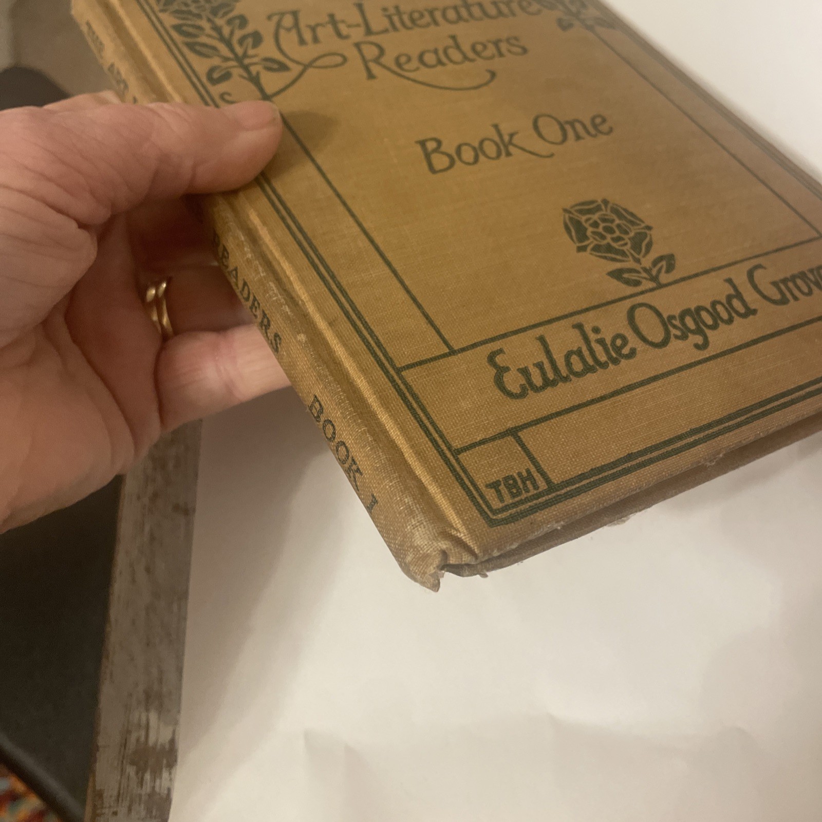 1904 The Art Literature Readers Book One Eulalie Osgood Grover Illustrated HC