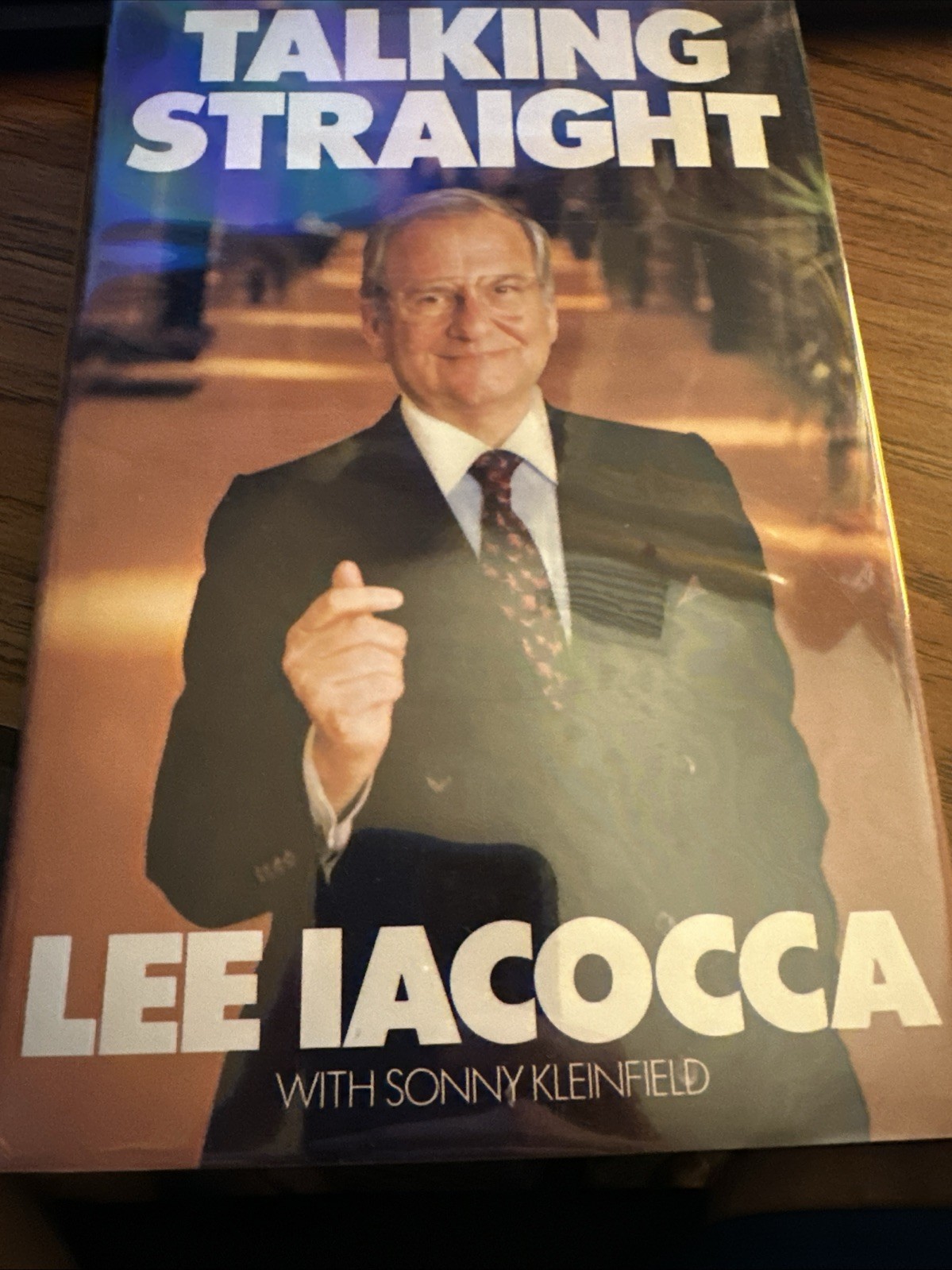 Signed Copy Of Talking Straight By Lee Iacocca