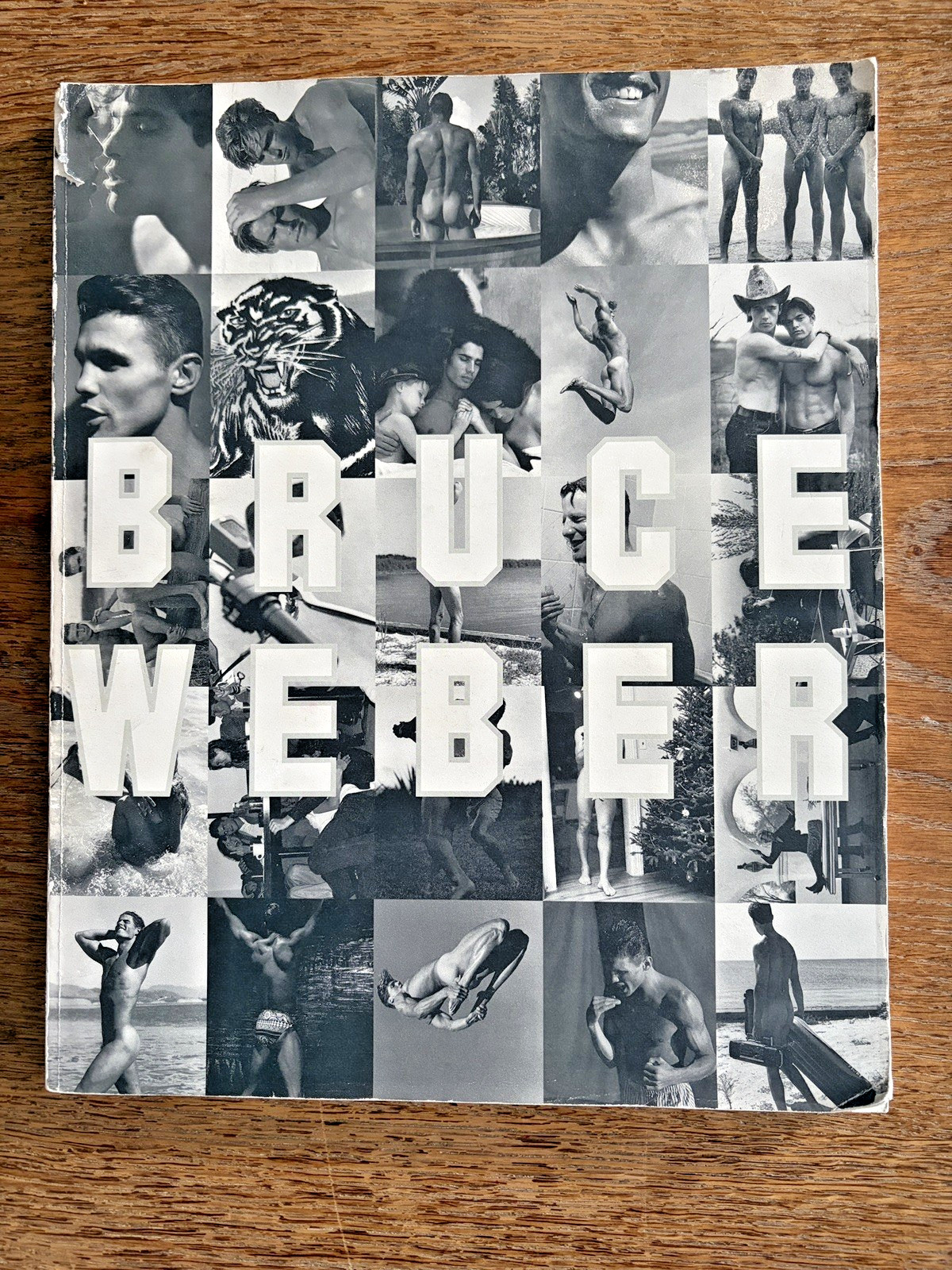 Bruce Weber Photo Book First Edition 1991 Soft Cover, Good Condition