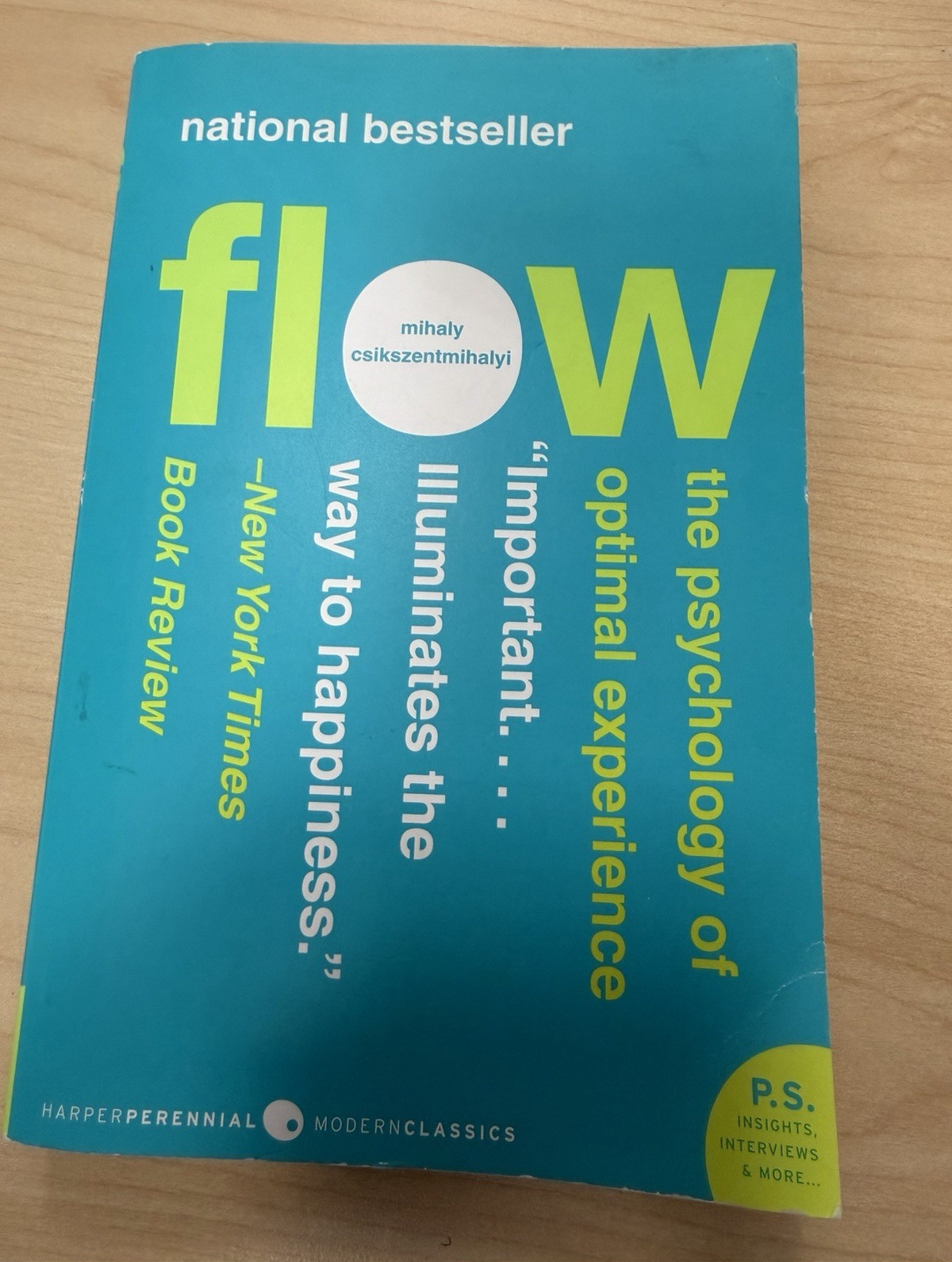 Mihaly Csikszentmihalyi Flow: The Psychology of Optimal Experience Paperback