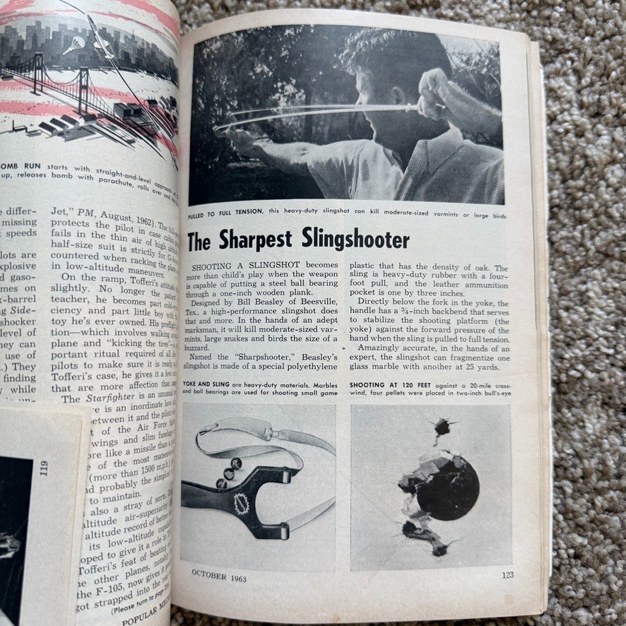 POPULAR MECHANICS MAGAZINE October 1963 OCT