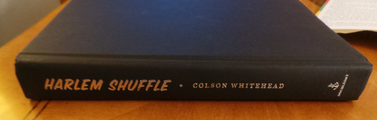 Harlem Shuffle Colson Whitehead HCwDJ stated 1st/1st w full number line 2021 NF