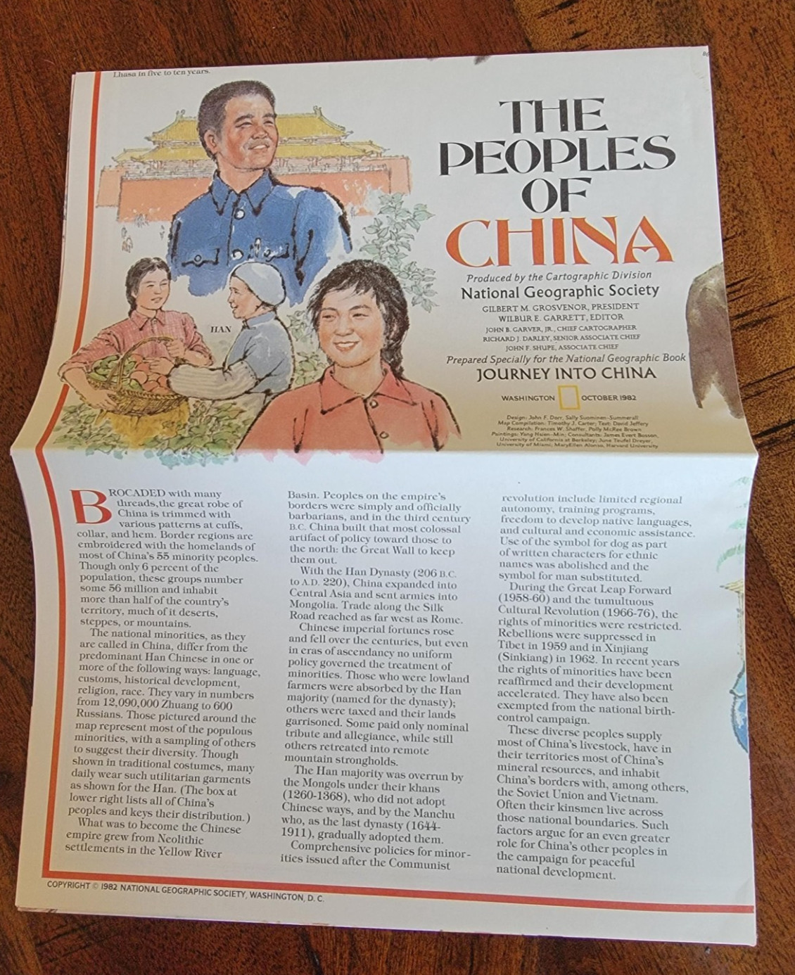Journey Into China National Geographic 1982 HC Illustrated Chinese Culture