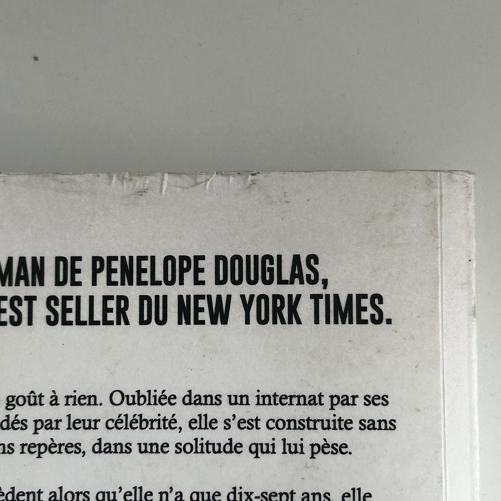 OOP FRENCH: Credence by Penelope Douglas (Male Model 1st Edition) – Acceptable