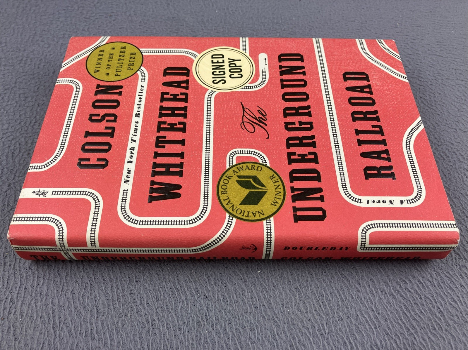The Underground Railroad (Pulitzer) Colson Whitehead 1st print * SIGNED COPY
