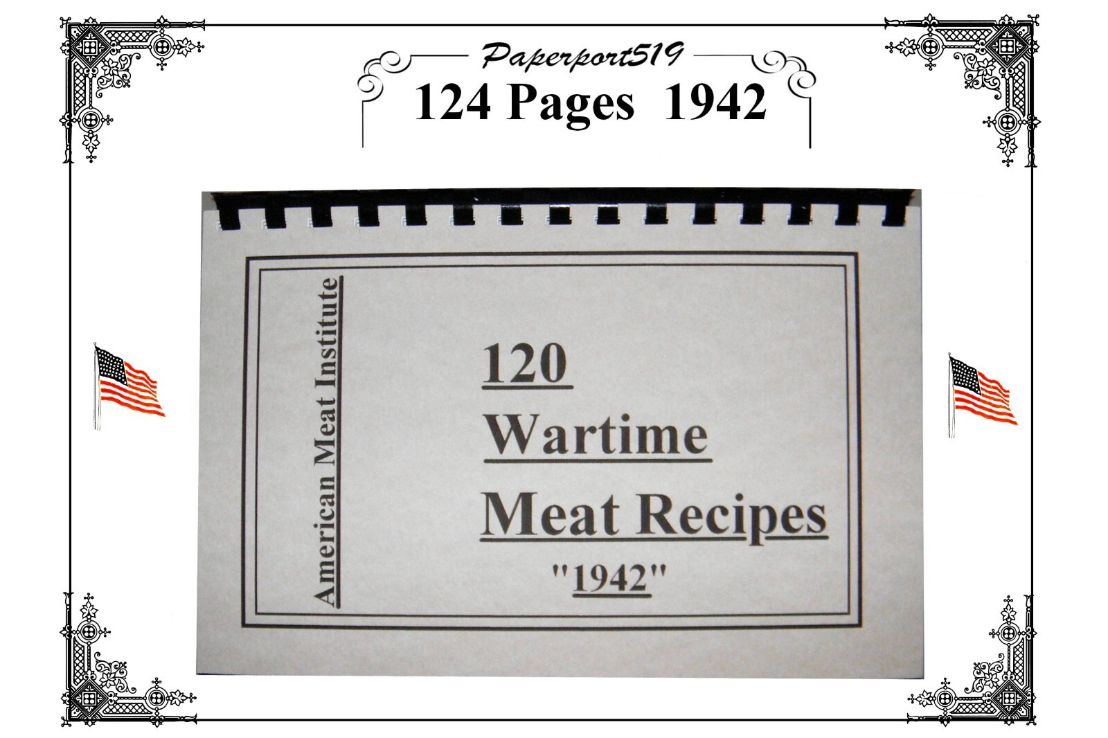 120 Wartime Meat Recipes “1942” 124 Pages