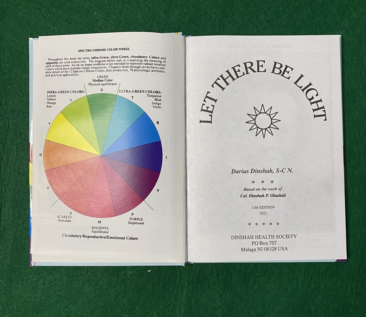 Let There Be Light – New Book – 2021 – 13th Edition – by Darius Dinshah, S-C N.