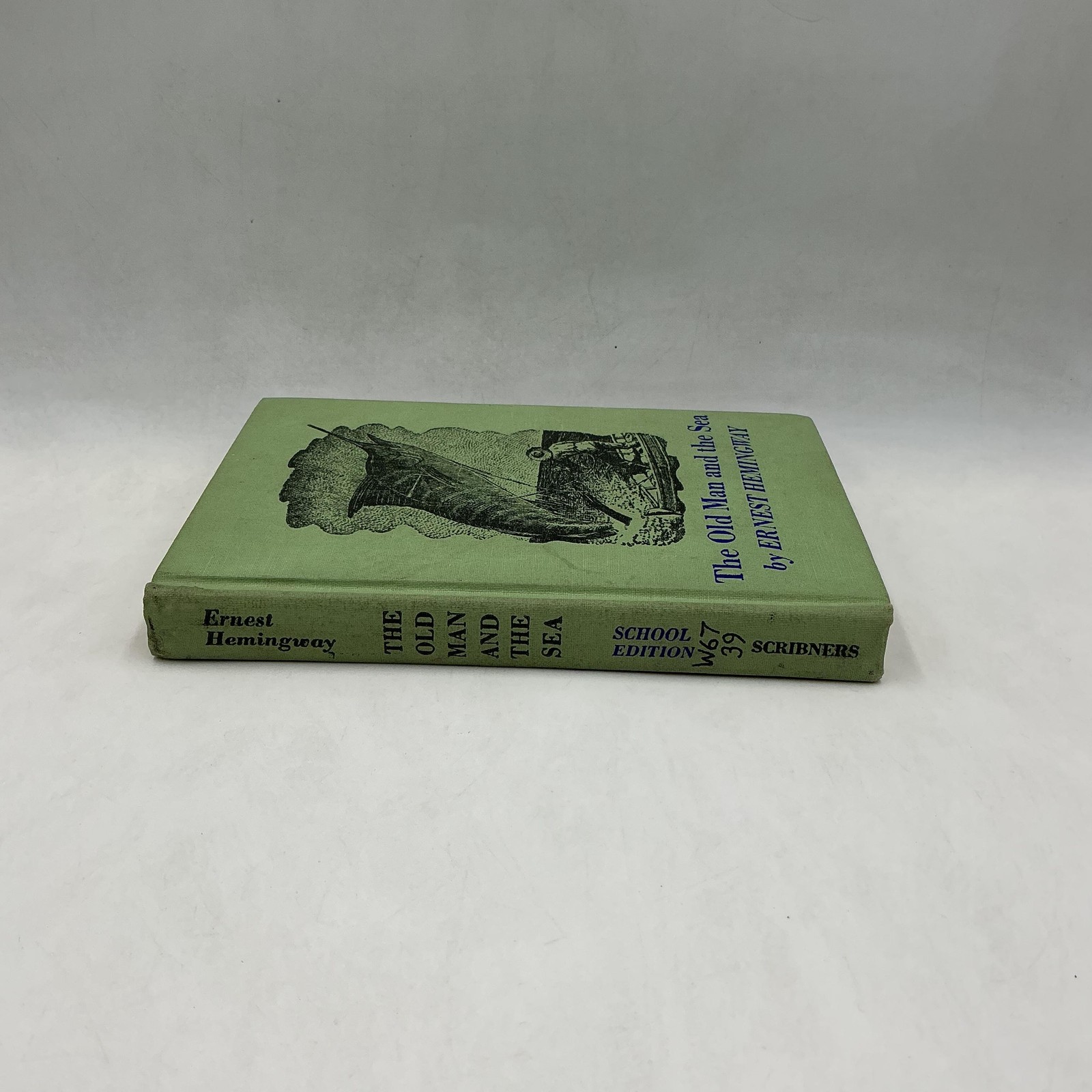THE OLD MAN AND THE SEA Ernest Hemingway 1952 HC Charles Scribner’s Sons Green