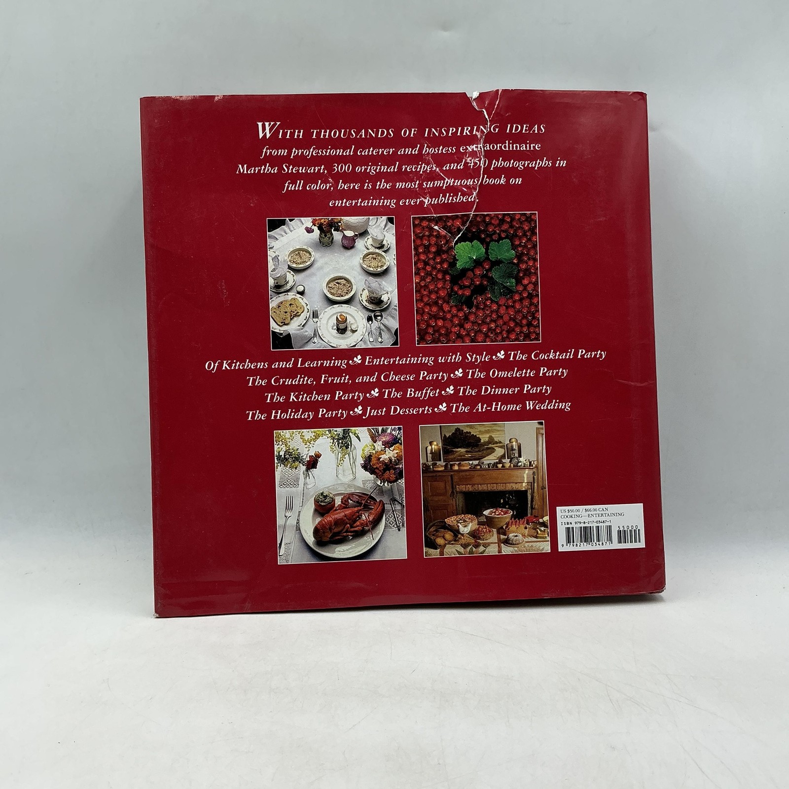 CLARKSON POTTER PUBLISHER ENTERTAINING MARTHA STEWART 2025 HC- DJ – 1st/ 1st