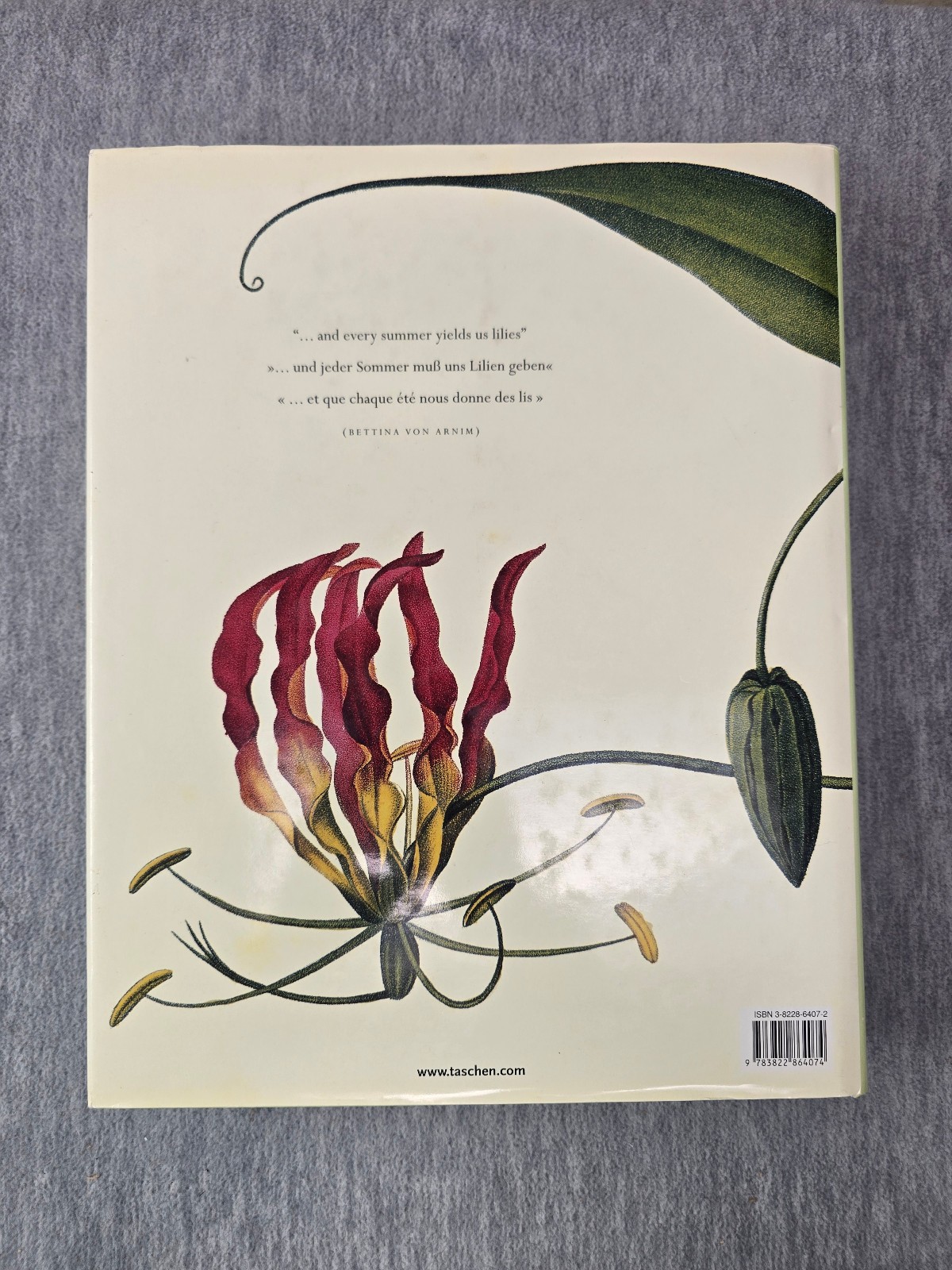 The Lilies Pierre-Joseph Redoute Hardcover Book