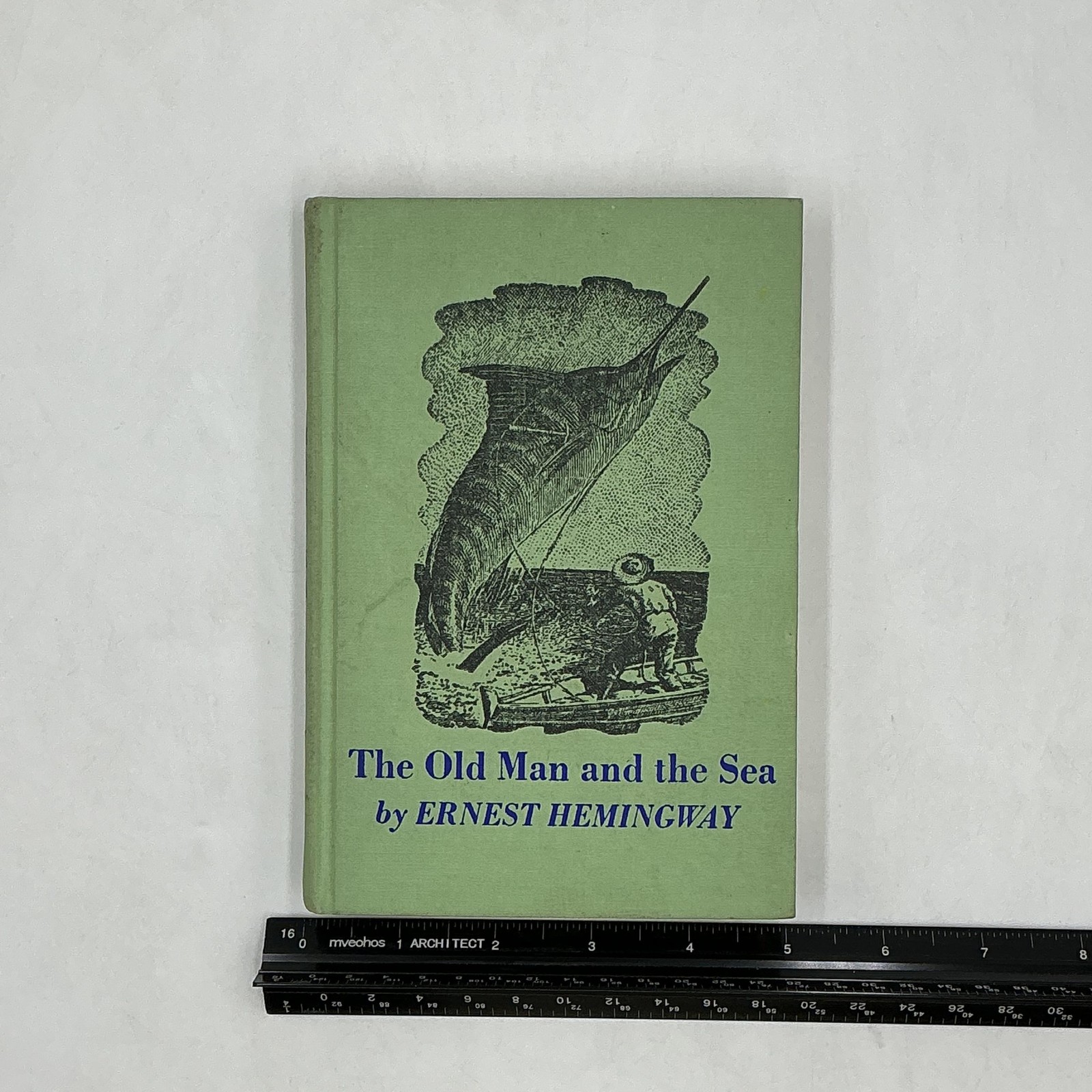 THE OLD MAN AND THE SEA Ernest Hemingway 1952 HC Charles Scribner’s Sons Green