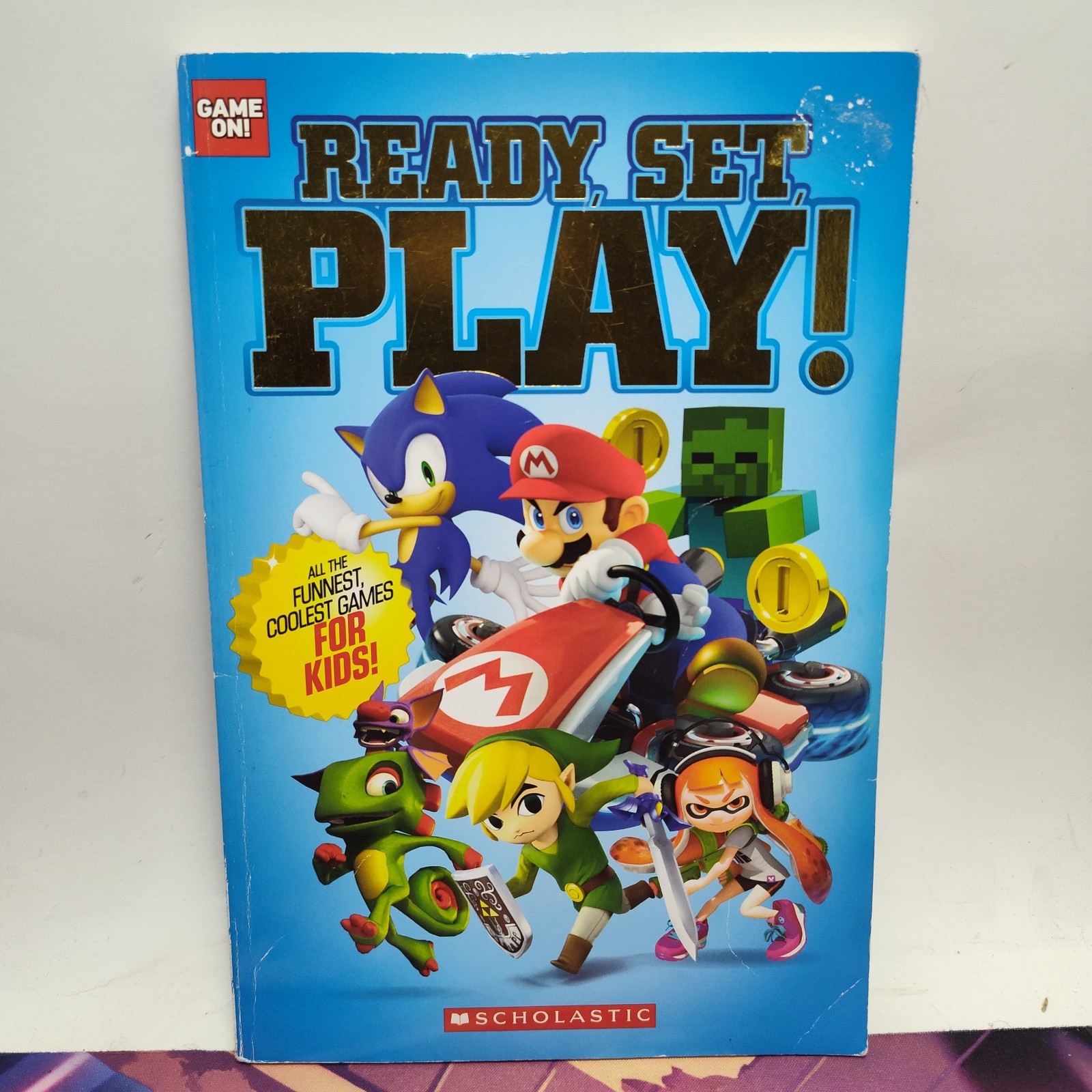 Ready, Set, Play! Game On! Kids Scholastic Paperback Book Gaming