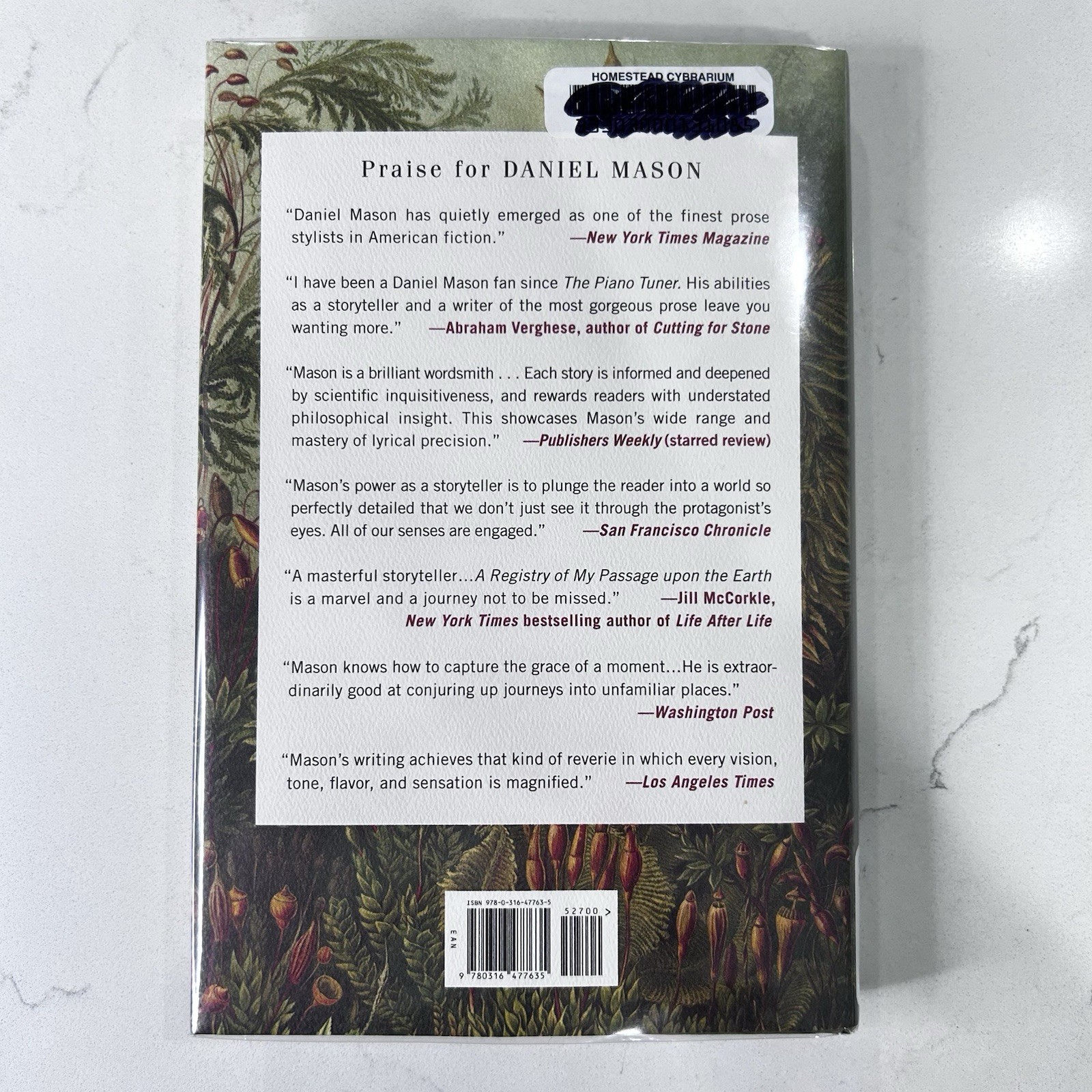 A Registry of My Passage Upon the Earth by Daniel Mason Short Story Collection