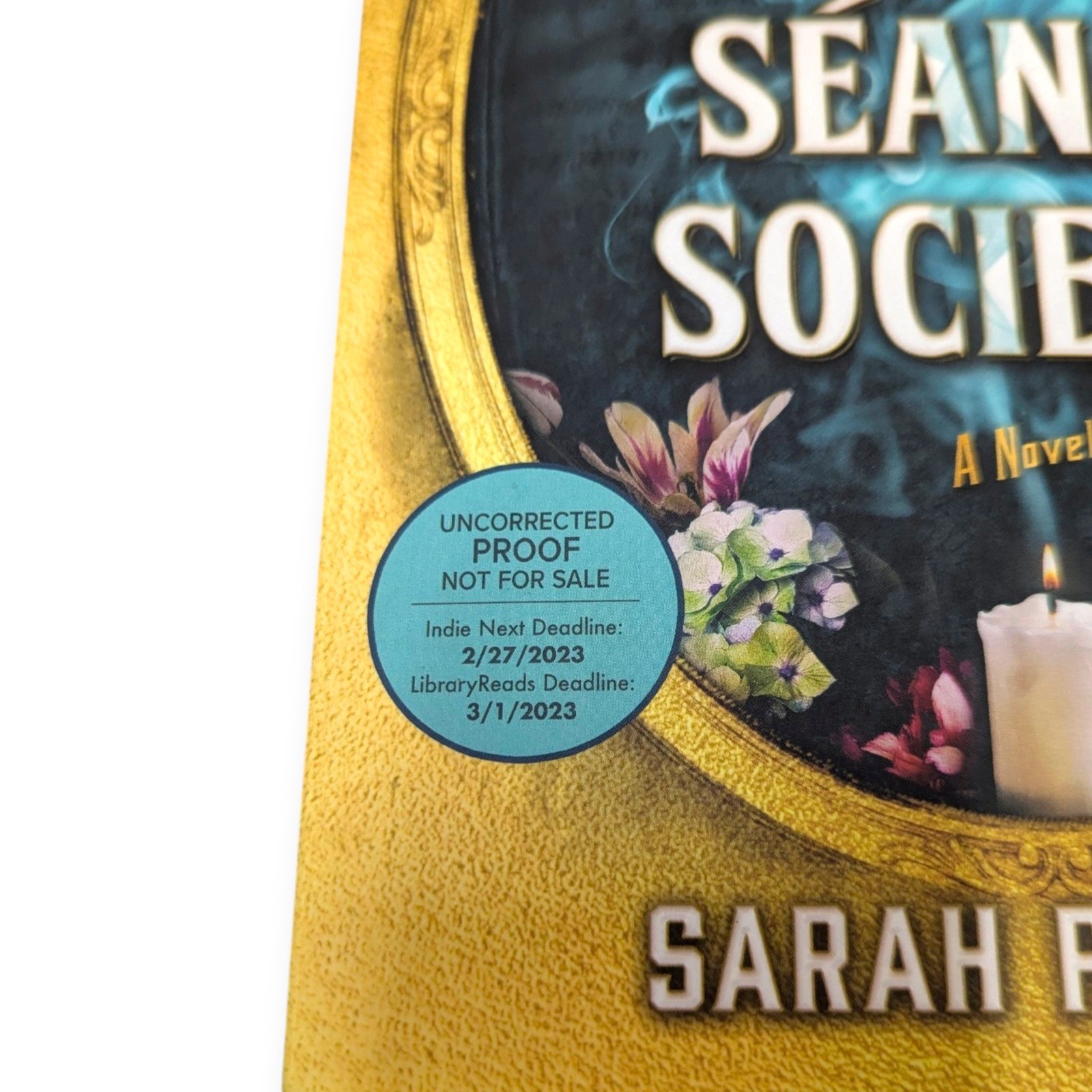 The London Seance Society Sarah Penner Uncorrected Proof ARC Paperback 2023