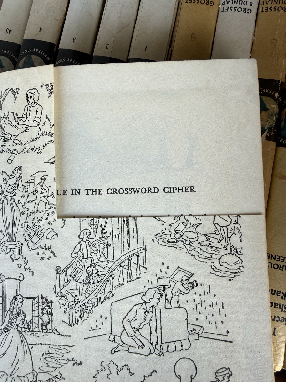 Nancy Drew Vintage Matte Books Carolyn Keene Set 1-53 + 1 Extra Book
