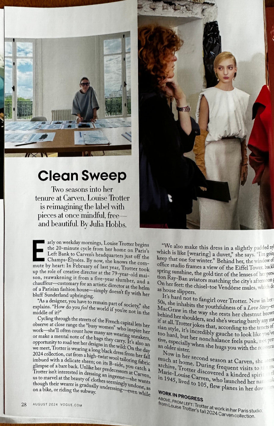 VOGUE August 2024 Jill Biden Elsa Peretti Louise Trotter Deauville 116 pages