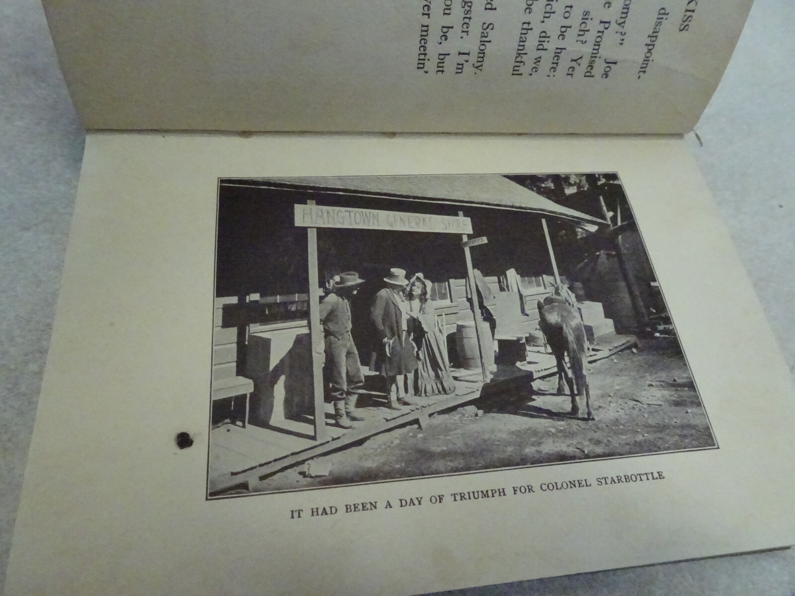 Salomy Jane’s Kiss HC Book Bret Harte Photo Play Ed 1915 Grosset Dunlap