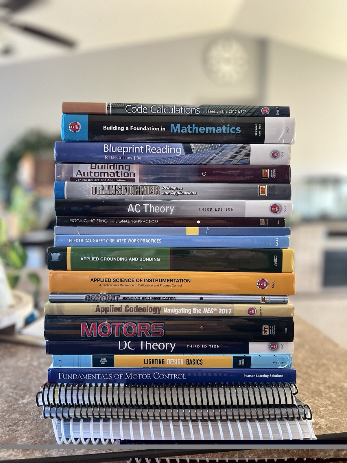 19 Various Electrical Apprenticeship books.