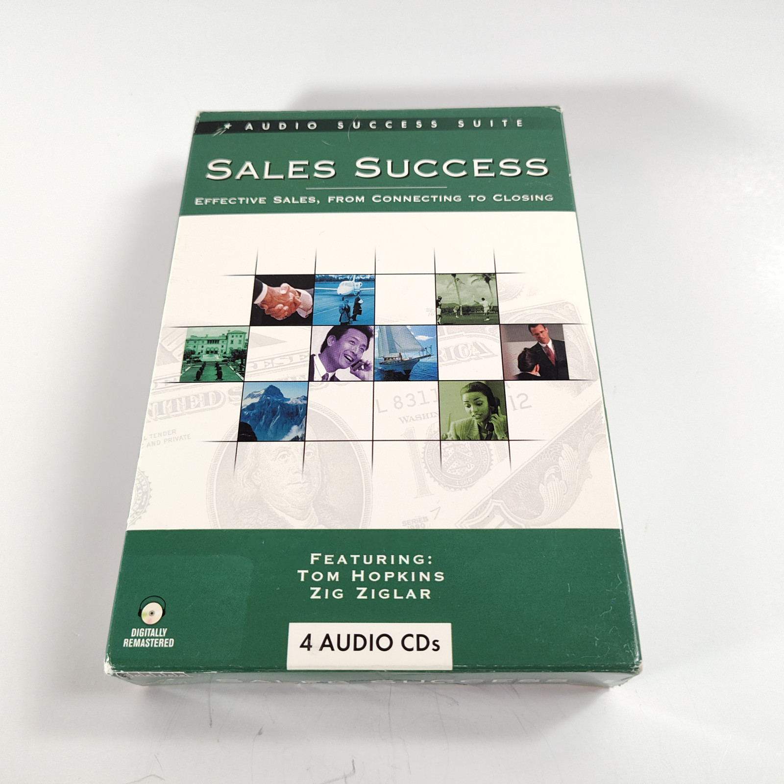 Sales Success Motivational Sales Training 4 AUDIO CDs From Connecting to Closing