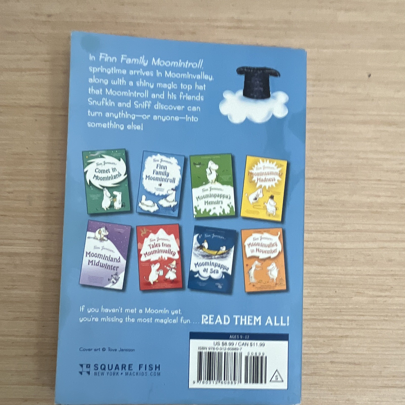Tove Jansson Finn Family Moomintroll Moomins PB English Fantasy Square Fish