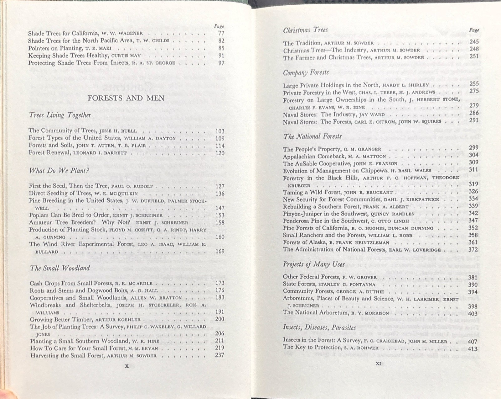 1949 VINTAGE USDA Yearbook of Agriculture “TREES” – 944 Pages Illustrated HC