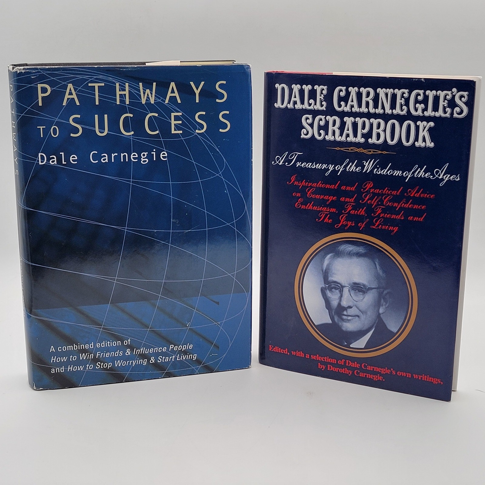 Dale Carnegie Pathways to Success & Scrapbook Hardcover Set Training Ed Good