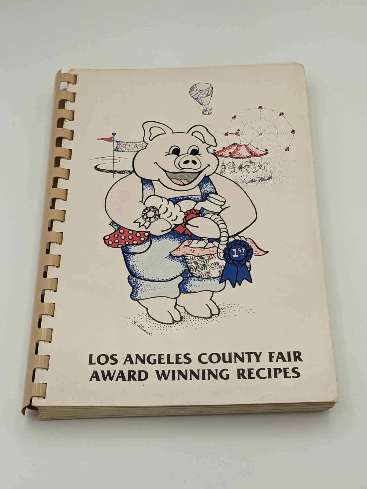 Vintage Cookbook Los Angeles County Fair 1983 Award Winning Recipes 220 Pages
