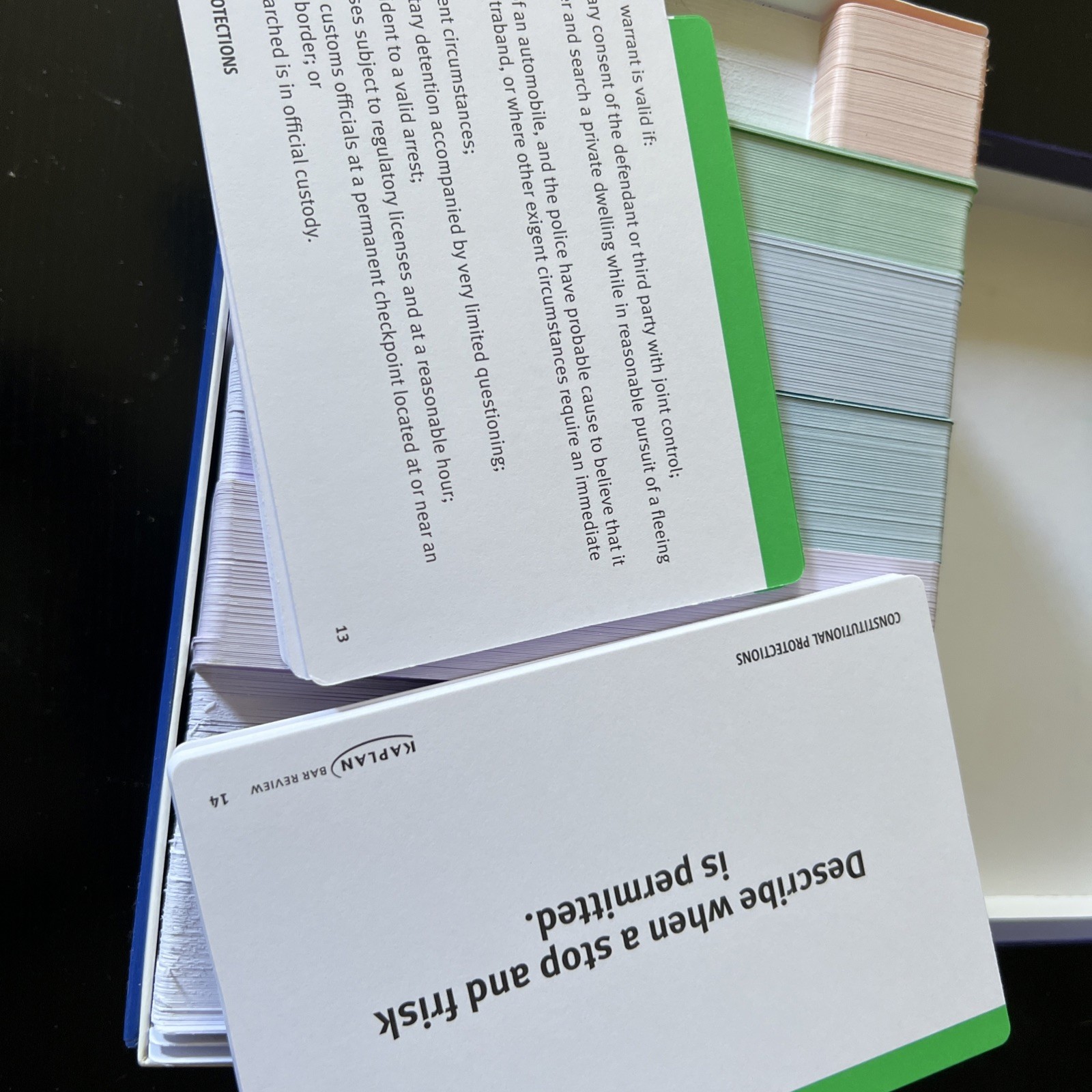 📚❤**VG** Kaplan Bar Review: Bar Exam MBE Flashcards — Retails $149 ✅👍