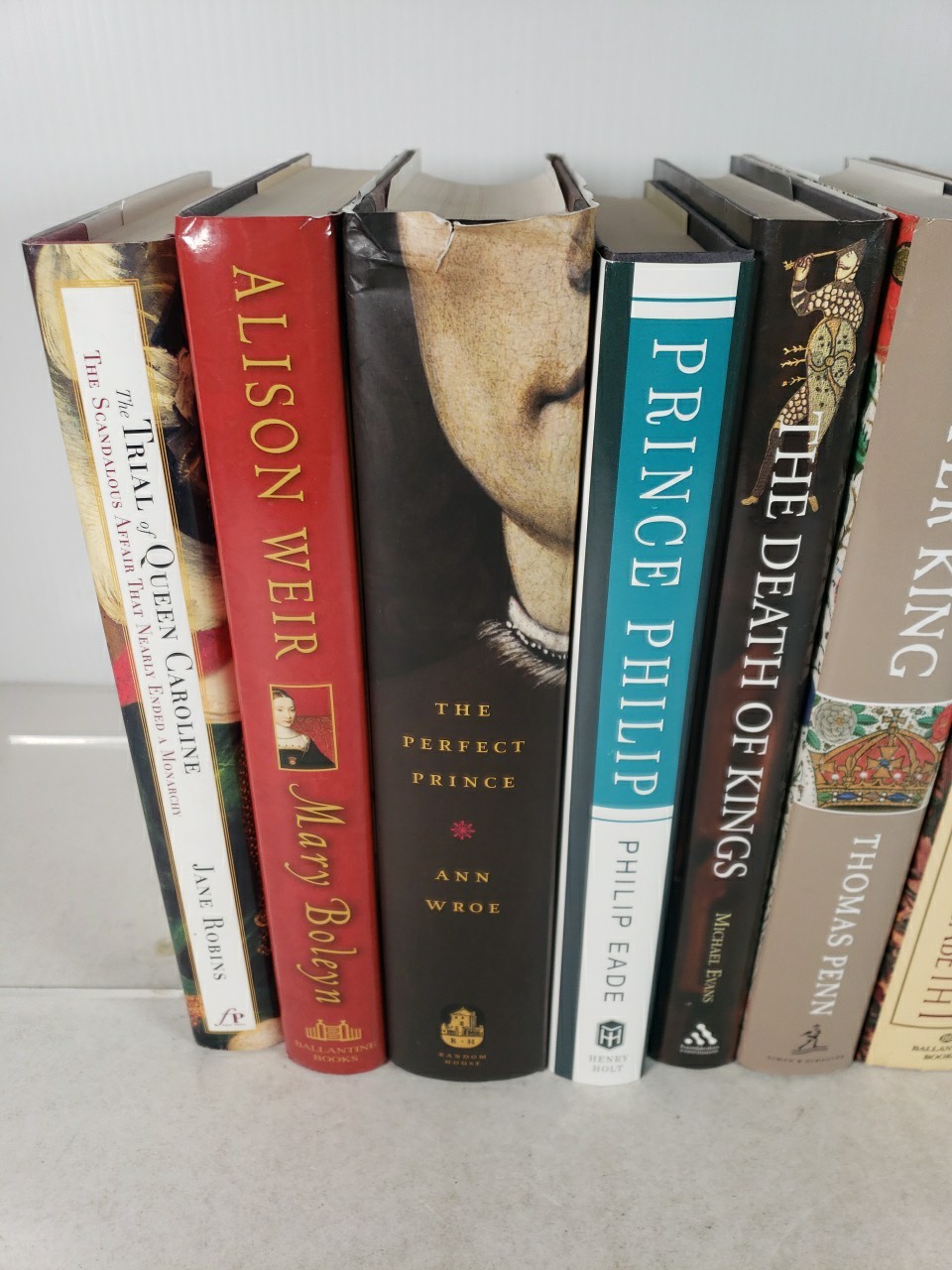 British Royalty History (9 Book Lot) England, United Kingdom, Kings, Queens