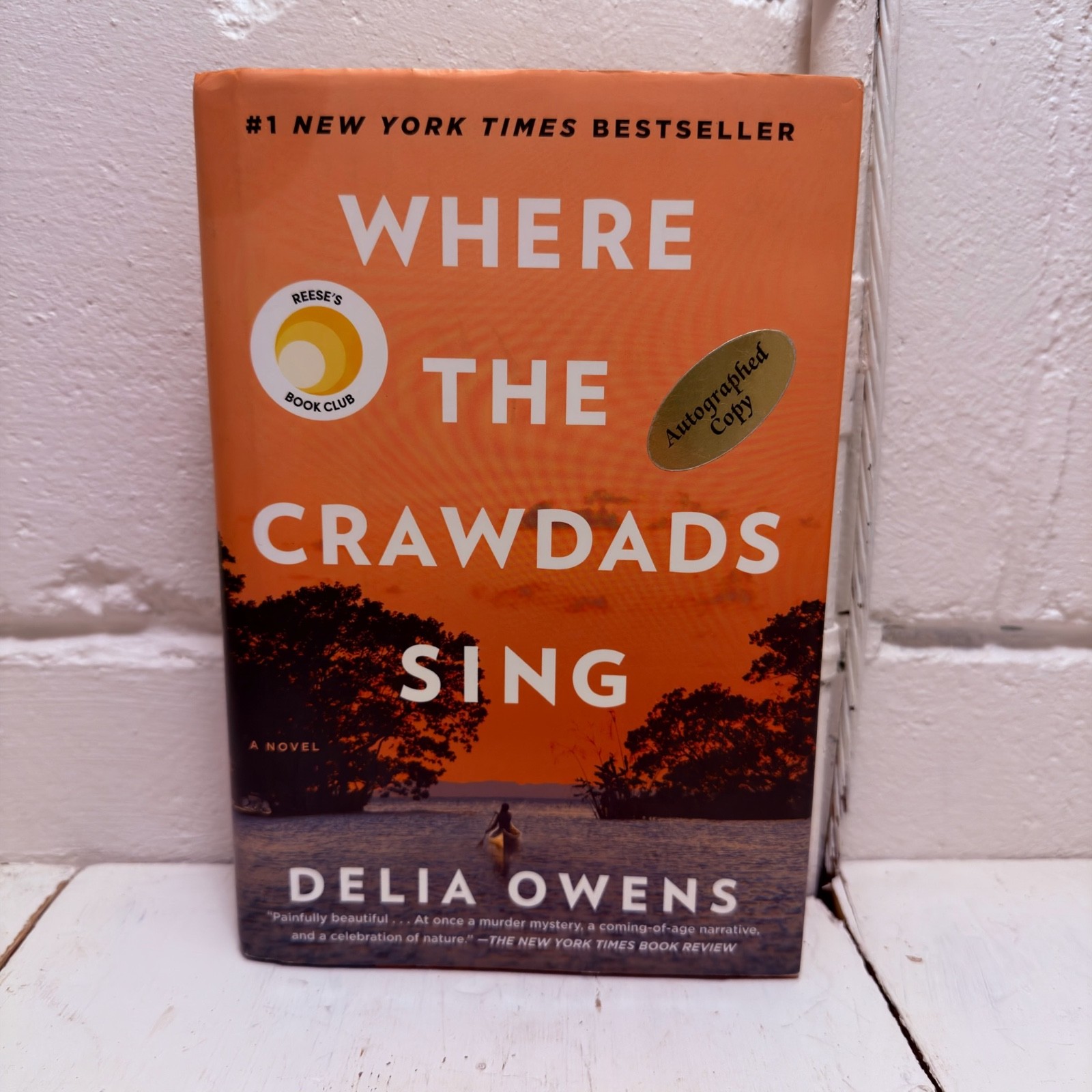 Signed Autographed Hardcover – Where the Crawdads Sing by Delia Owens