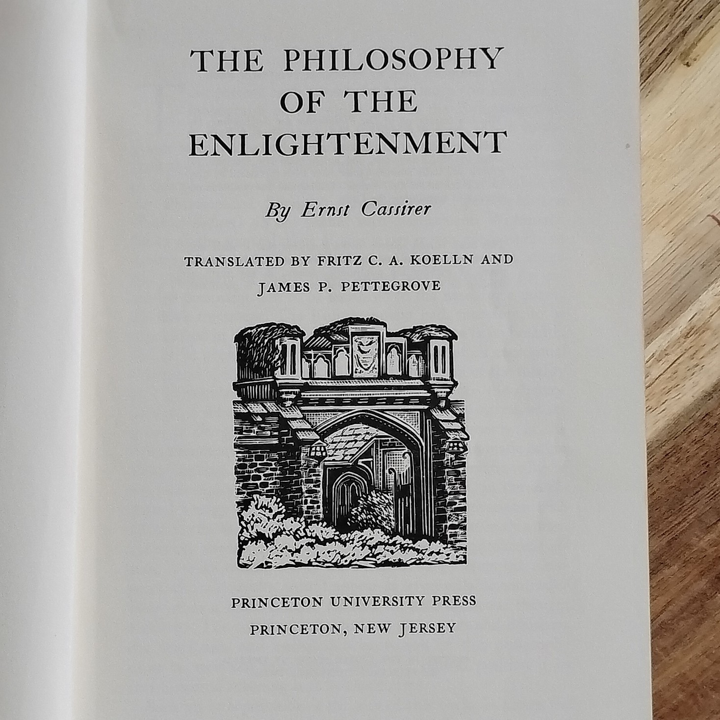 Princeton University Press The Philosophy of the Enlightenment Ernst Cassirer HC